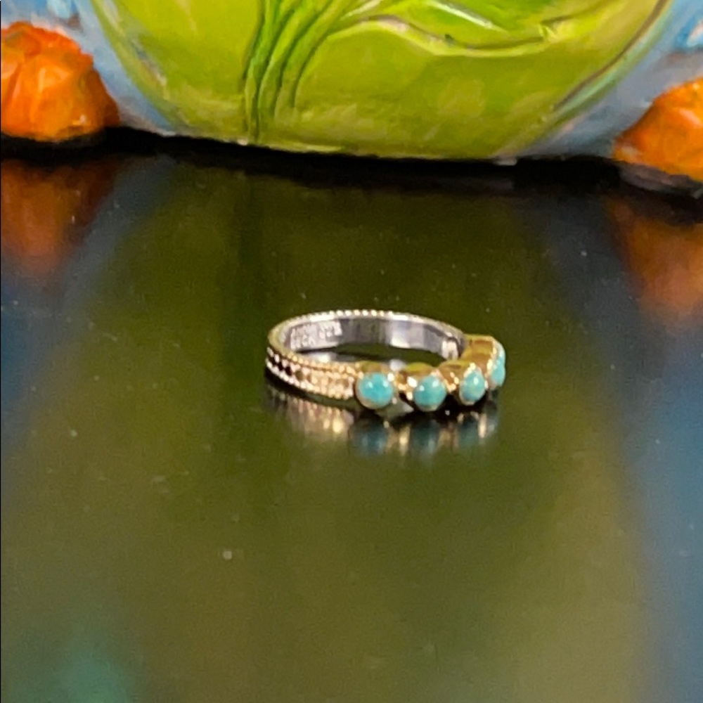 Wow Anna Beckturquoise Multi-Stone Ring - image 6